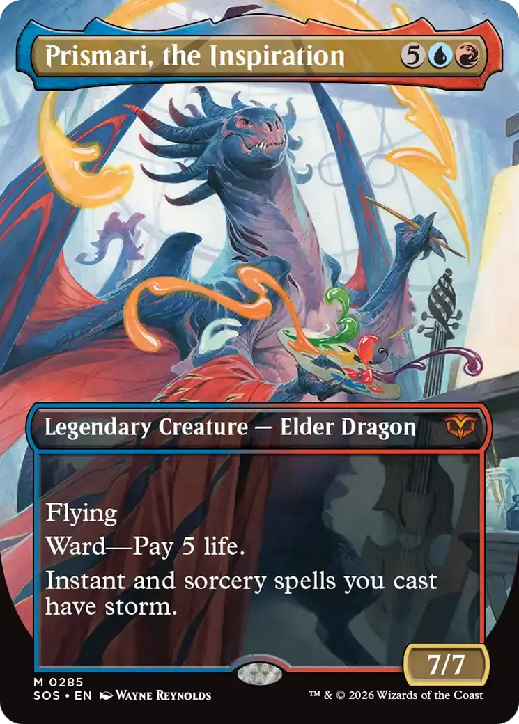 Prismari, The Inspiration (Borderless) [Secrets Of Strixhaven] 1