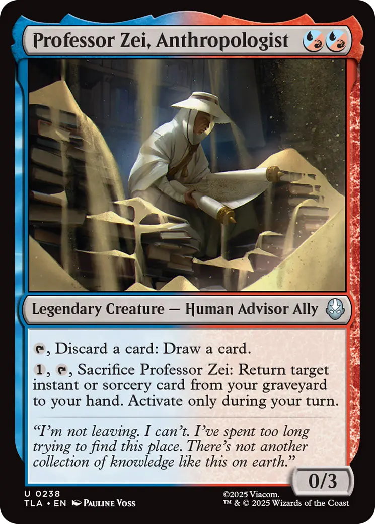 Professor Zei, Anthropologist [Avatar: The Last Airbender] 1