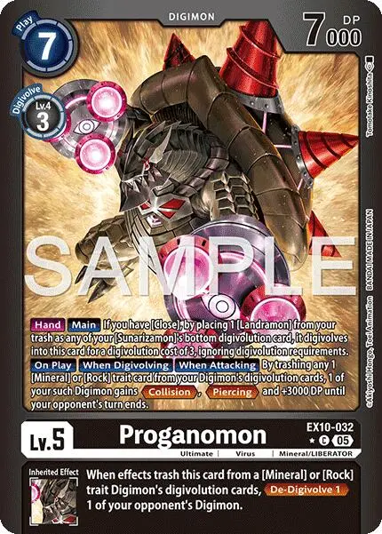 Proganomon [Ex10-032] (Limited Foil) [Sinister Order] 1