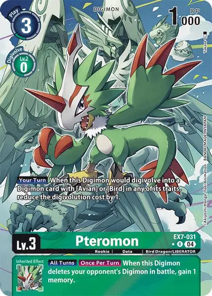Pteromon [Ex7-031] (Alternate Art) [Digimon Liberator] 1