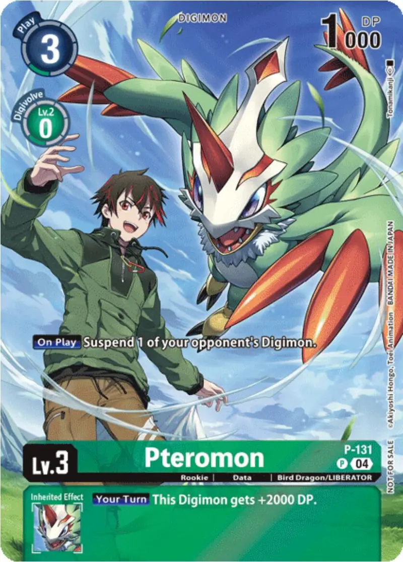 Pteromon [P-131] (Digimon Liberator Promotion) (Textured) [Promotional Cards] 1