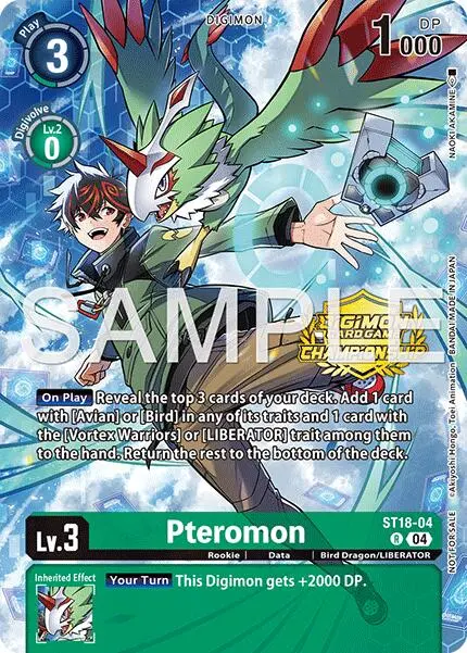Pteromon [St18-04] (Championship 25-26 Season 2 Tamers Pack) [Starter Deck: Guardian Vortex] 1