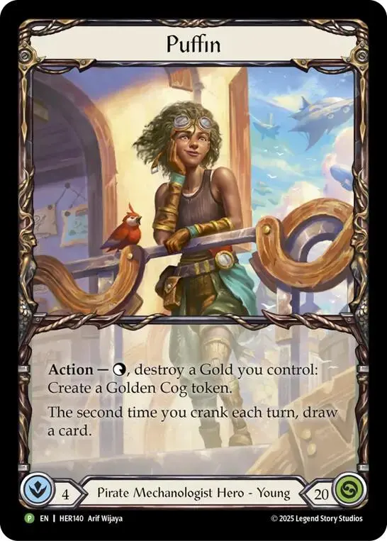 Puffin [Her140] (Promo)  Rainbow Foil 1
