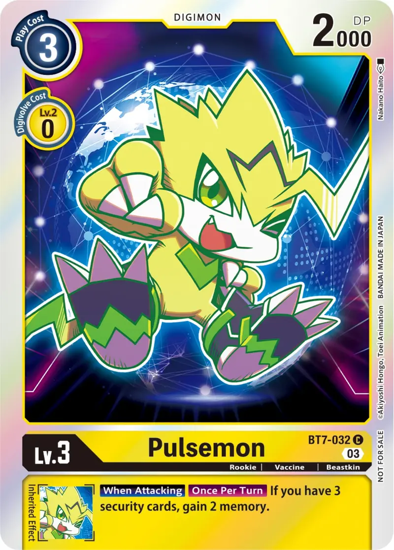 Pulsemon [Bt7-032] (Official Tournament Pack Vol.11) [Next Adventure] 1