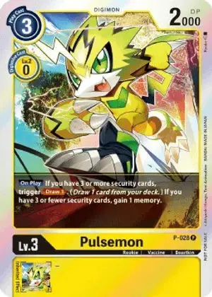 Pulsemon [P-028] (Alternative Art) [Double Diamond] 1