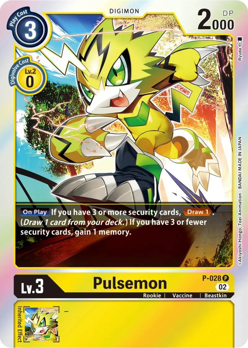 Pulsemon [P-028] (Resurgence Booster Reprint) [Promotional Cards] 1