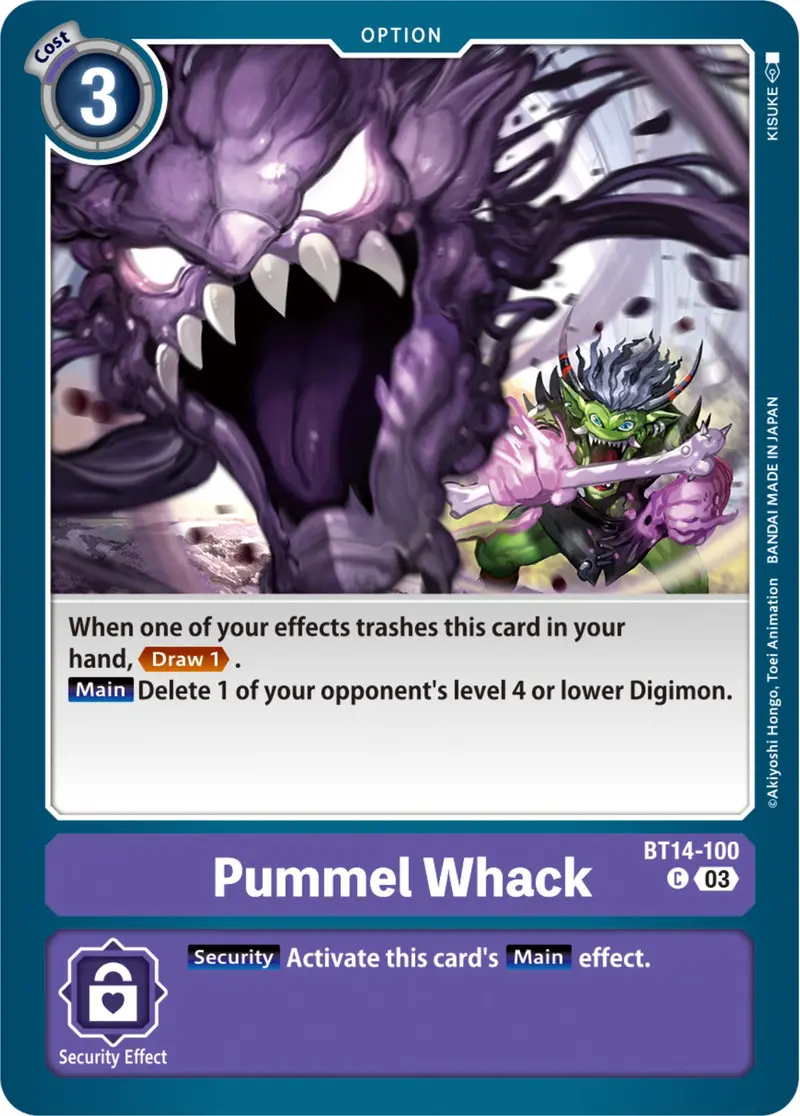 Pummel Whack [Bt14-100] [Blast Ace] 1