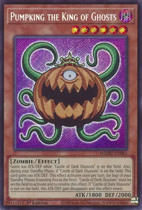 Pumpking The King Of Ghosts [Mzmu-En061] Secret Rare 1