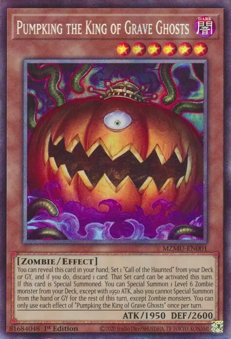 Pumpking The King Of Grave Ghosts (Collector's Rare) [Mzmu-En001] Collector's Rare 1
