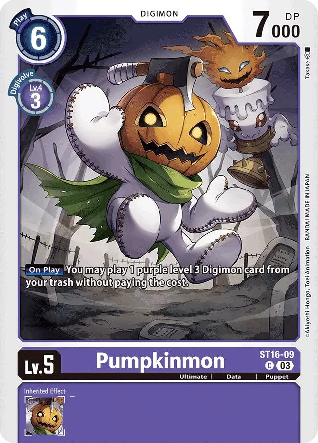 Pumpkinmon [St16-09] [Starter Deck: Wolf Of Friendship] 1