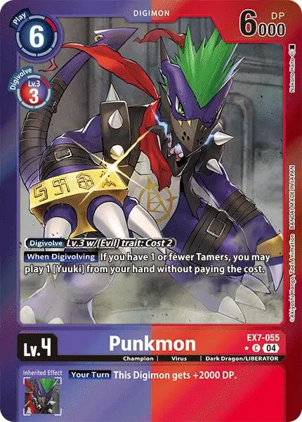 Punkmon [Ex7-055] (Foil) [Digimon Liberator] 1