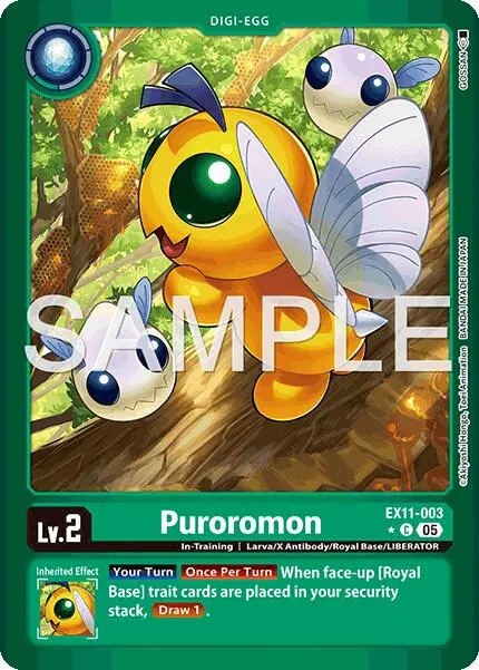 Puroromon [Ex11-003] (Limited Foil) [Dawn Of Liberator] 1