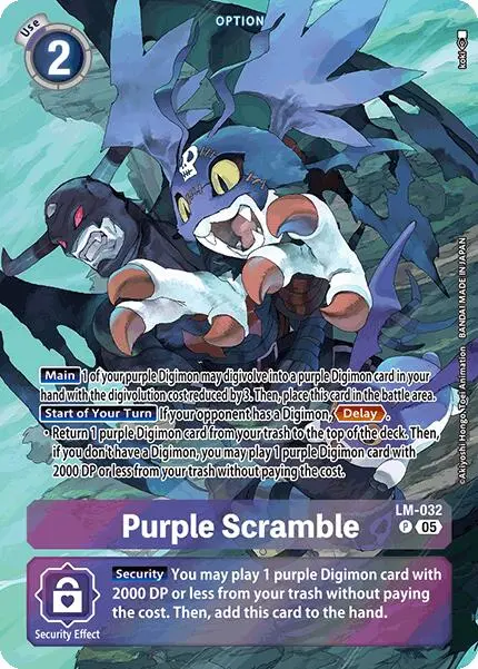Purple Scramble [Lm-032] (Alternate Art) [Starter Deck: Hero Of Hope] 1
