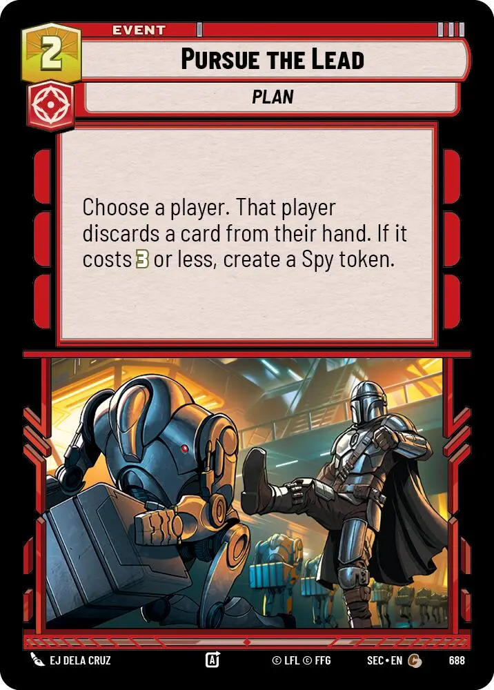 Pursue The Lead (688) (Foil) (688) [Secrets Of Power] 1