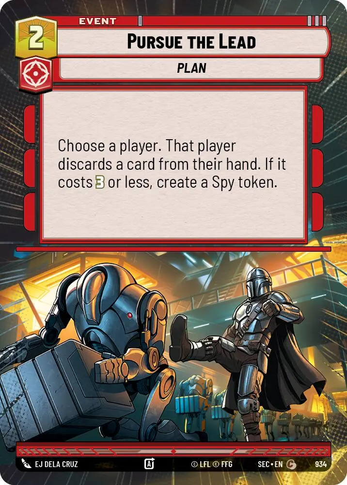 Pursue The Lead (934) (Hyperspace Foil) (934) [Secrets Of Power] 1