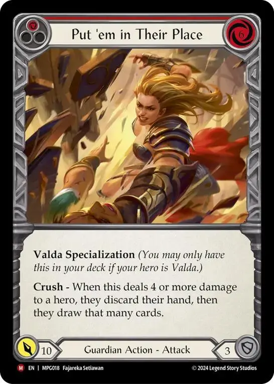 Put 'Em In Their Place [Mpg018] (Mastery Pack Guardian)  Rainbow Foil 1