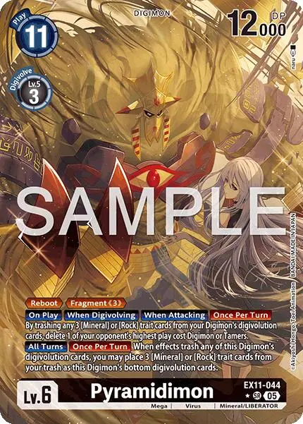Pyramidimon [Ex11-044] (Alternate Art) [Dawn Of Liberator] 1