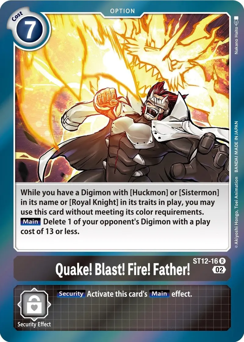 Quake! Blast! Fire! Father! [St12-16] [Starter Deck: Jesmon] 1