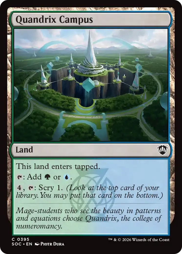 Quandrix Campus [Secrets Of Strixhaven Commander] 1