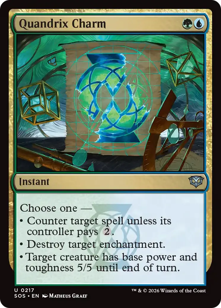 Quandrix Charm [Secrets Of Strixhaven] 1