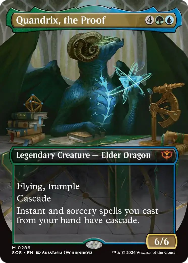 Quandrix, The Proof (Borderless) [Secrets Of Strixhaven] 1