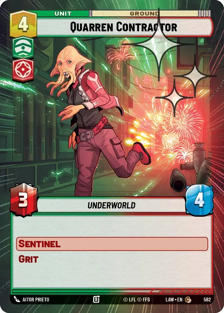 Quarren Contractor (562) (Hyperspace Foil) (562) [A Lawless Time] 1