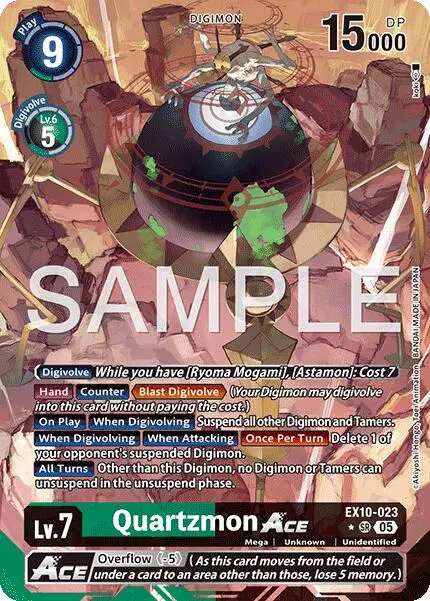 Quartzmon Ace [Ex10-023] (Alternate Art) [Sinister Order] 1