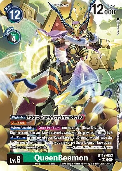 Queenbeemon [Bt19-053] (Alternate Art) [Release Special Booster Ver.2.0] 1