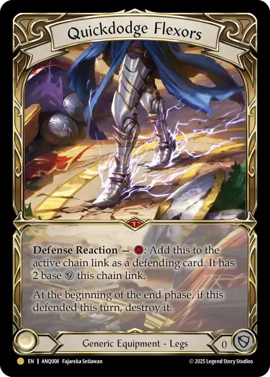 Quickdodge Flexors [Anq008] (Compendium Of Rathe - Antiquity Pack)  Rainbow Foil 1