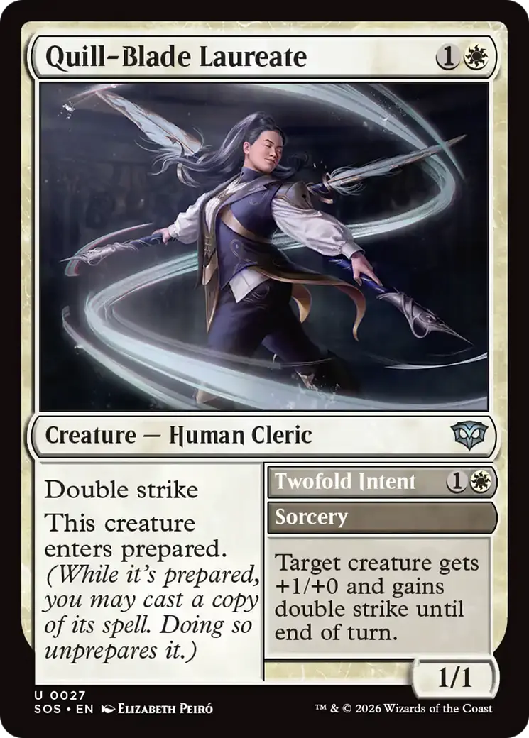 Quill-Blade Laureate [Secrets Of Strixhaven] 1