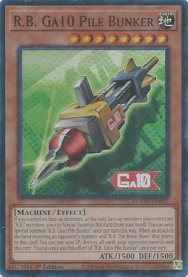 R.B. Ga10 Pile Bunker [Dood-En092] Super Rare 1