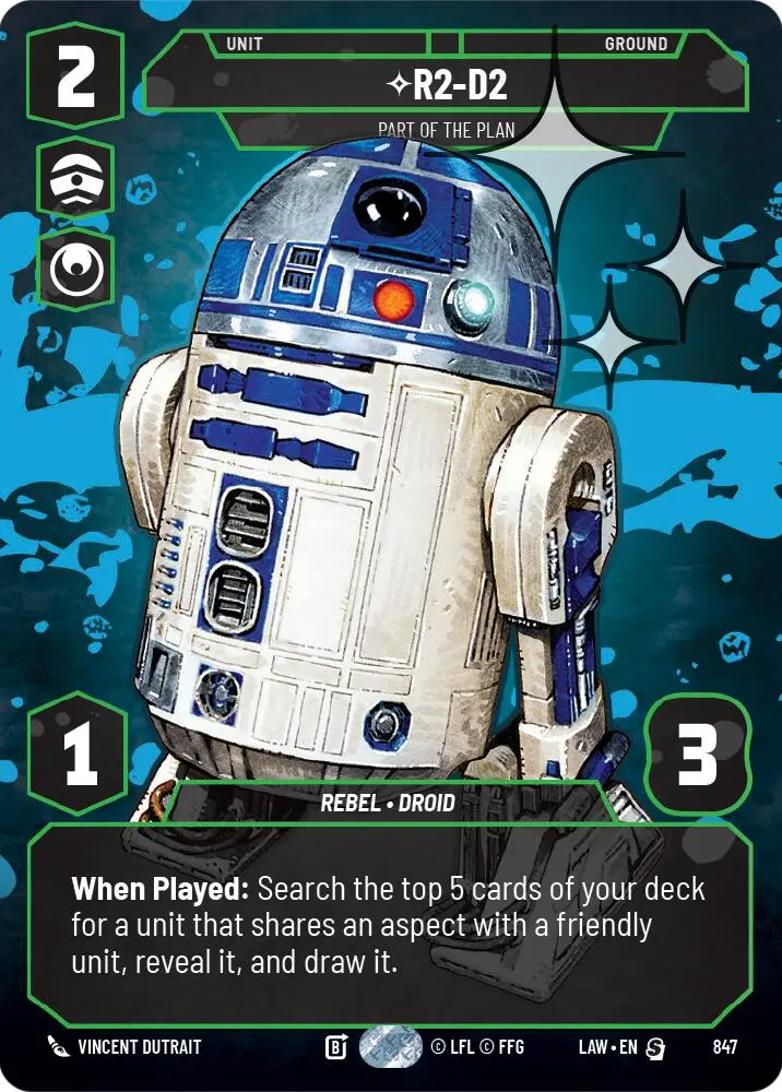 R2-D2 - Part Of The Plan (Prestige Foil) (847) (847) [A Lawless Time] 1