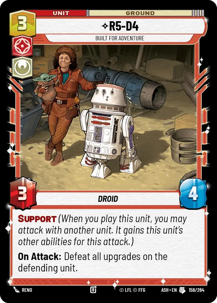 R5-D4 - Built For Adventure (156/264) (156/264) [Ashes Of The Empire] 1