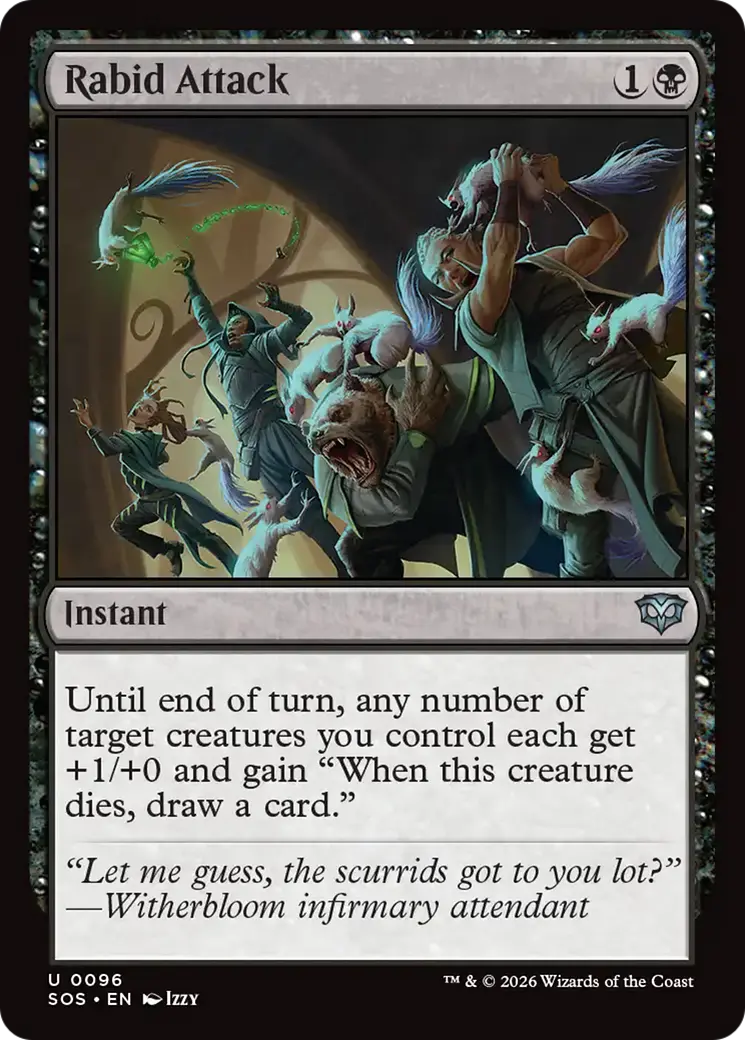 Rabid Attack [Secrets Of Strixhaven] 1