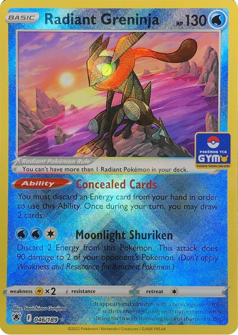 Radiant Greninja (046/189) [League & Championship Cards] 1