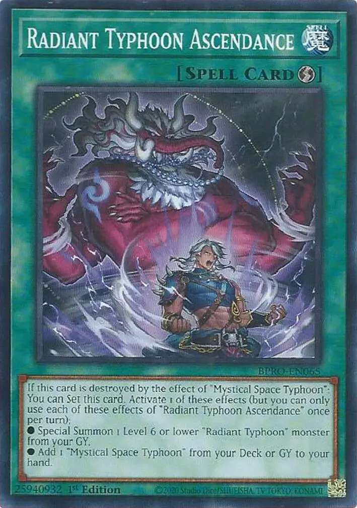 Radiant Typhoon Ascendance [Bpro-En065] Common 1