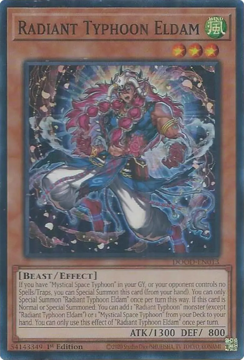 Radiant Typhoon Eldam [Dood-En013] Super Rare 1