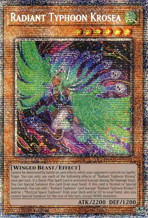 Radiant Typhoon Krosea (Starlight Rare) [Dood-En015] Starlight Rare 1