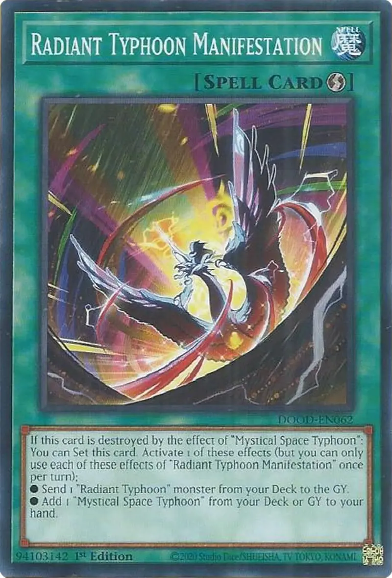 Radiant Typhoon Manifestation [Dood-En062] Common 1