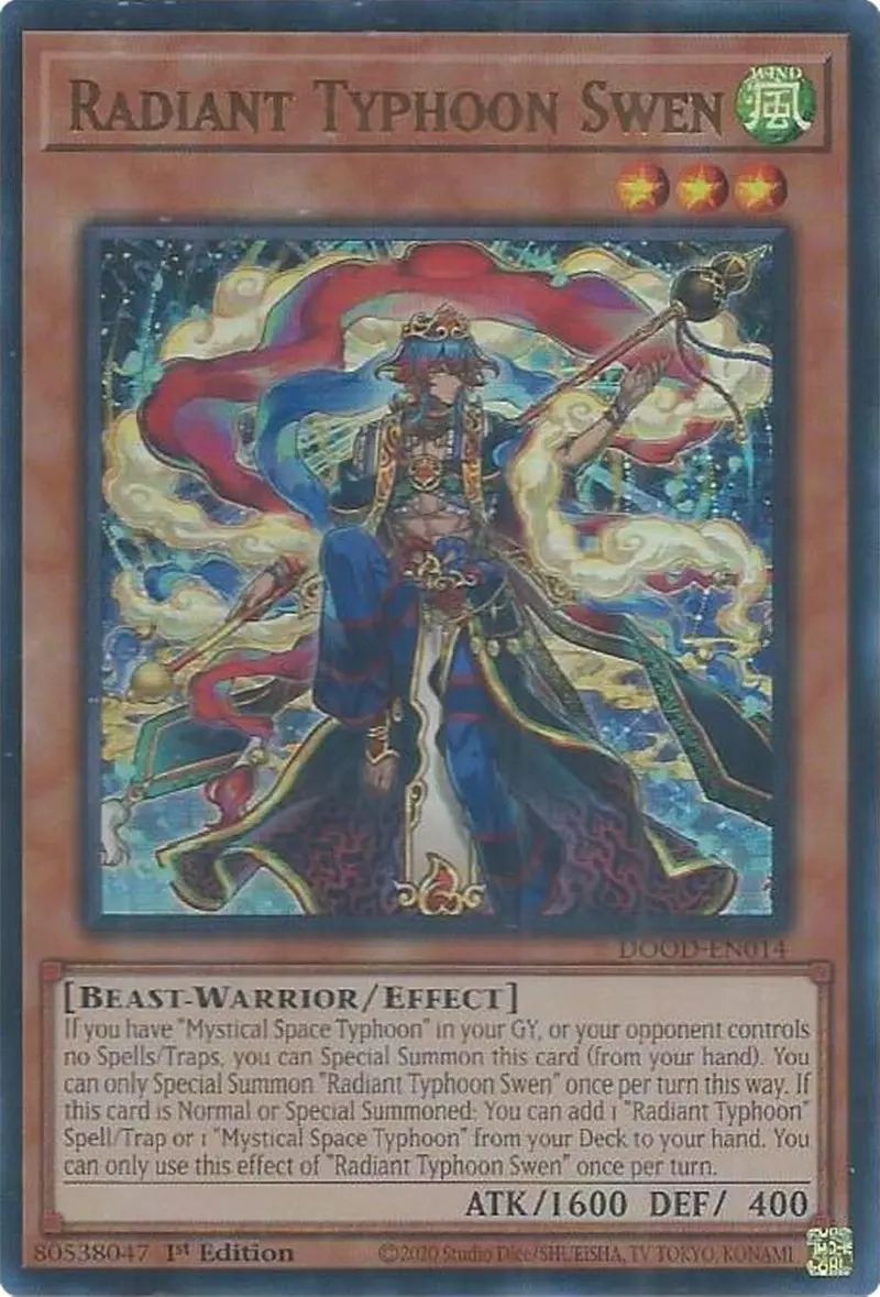 Radiant Typhoon Swen [Dood-En014] Ultra Rare 1