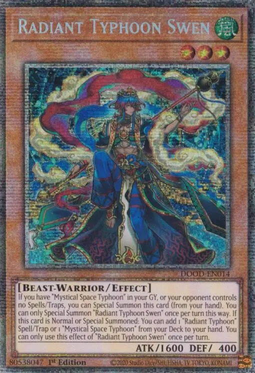 Radiant Typhoon Swen (Starlight Rare) [Dood-En014] Starlight Rare 1