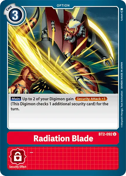 Radiation Blade [Bt2-092] [Release Special Booster Ver.1.0] 1