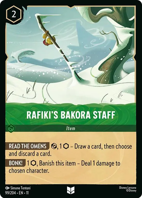 Rafiki's Bakora Staff (99/204) [Winterspell] 1