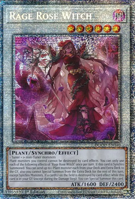 Rage Rose Witch (Starlight Rare) [Dood-En040] Starlight Rare 1