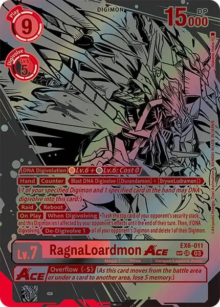 Ragnaloardmon Ace [Ex6-011] (Textured) [Infernal Ascension] 1