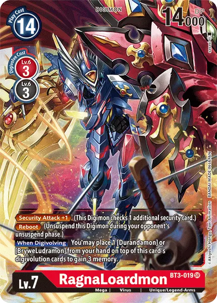 Ragnaloardmon [Bt3-019] [Release Special Booster Ver.1.5] 1