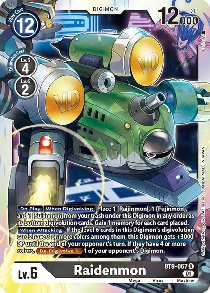 Raidenmon [Bt9-067] [Revision Pack Cards] 1
