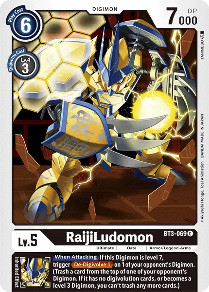 Raijiludomon [Bt3-069] [Release Special Booster Ver.1.5] 1