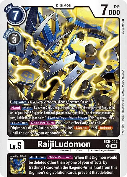 Raijiludomon [Ex6-042] [Infernal Ascension] 1