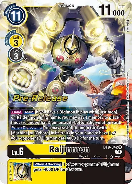 Raijinmon [Bt9-042] [X Record Pre-Release Promos] 1